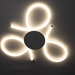 Люстра белого цвета с тремя изогнутыми светодиоидными плафонами Luke Lampco Tracer Lamp варинант исполнения - 2 | Loft Concept в Самаре