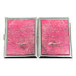 Портсигар с газовой зажигалкой из натурального камня Родонит Stone Cigarettes Cases варинант исполнения - 7 | Loft Concept в Самаре