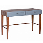 Стол письменный из массива бука с 2-мя ящиками серый Wenge Light варинант исполнения - 1 | Loft Concept в Самаре