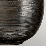 Настольная лампа с круглым фарфоровым основанием ручной работы с покрытием глазурью и белым абажуром из искусственного шелка Elstead Lighting варинант исполнения - 5 | Loft Concept в Самаре