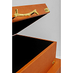 Комплект оранжевых чемоданов Golden Twigs варинант исполнения - 3 | Loft Concept в Самаре