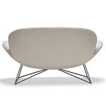 Дизайнерский двухместный диван Gio Ponti D.157.6  - DUE FOGLIE Sofa варинант исполнения - 5 | Loft Concept в Самаре