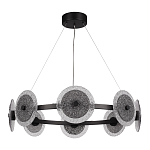 Люстра с плафонами из фактурного двойного стекла Heterochromia варинант исполнения - 5 | Loft Concept в Самаре