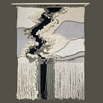 Панно ручная работа Черно-Белый Природный Орнамент  варинант исполнения - 4 | Loft Concept в Самаре