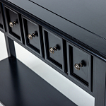 Черная консоль с выдвижными ящиками Monica варинант исполнения - 3 | Loft Concept в Самаре