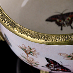 Фарфоровая чаша с бронзовыми элементами Eden Garden варинант исполнения - 6 | Loft Concept в Самаре