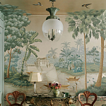 Обои ручная роспись River Scenes of Bengal Kolkata варинант исполнения - 1 | Loft Concept в Самаре