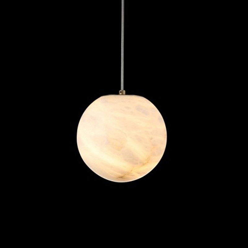 Люстра подвесная с сферическими плафономи из натурального камня Glowing Spheres Латунь Белый Люстра подвесная с сферическими плафономи из натурального камня Glowing Spheres Латунь Белый в Самаре | Loft Concept