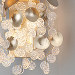 Бра с декоративными подвесками из прозрачного стекла в форме монеток FAIRYTREE Light варинант исполнения - 4 | Loft Concept в Самаре