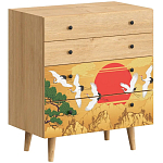 Комод с принтом на ящиках Elise Chest of Drawers варинант исполнения - 16 | Loft Concept в Самаре