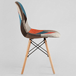 Стул с обивкой в технике пэчворк DSW варинант исполнения - 3 | Loft Concept в Самаре