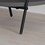 Стол приставной с 2-мя круглыми столешницами цвета антрацит ESSEL SIDE TABLE ANTHRACITE варинант исполнения - 2 | Loft Concept в Самаре