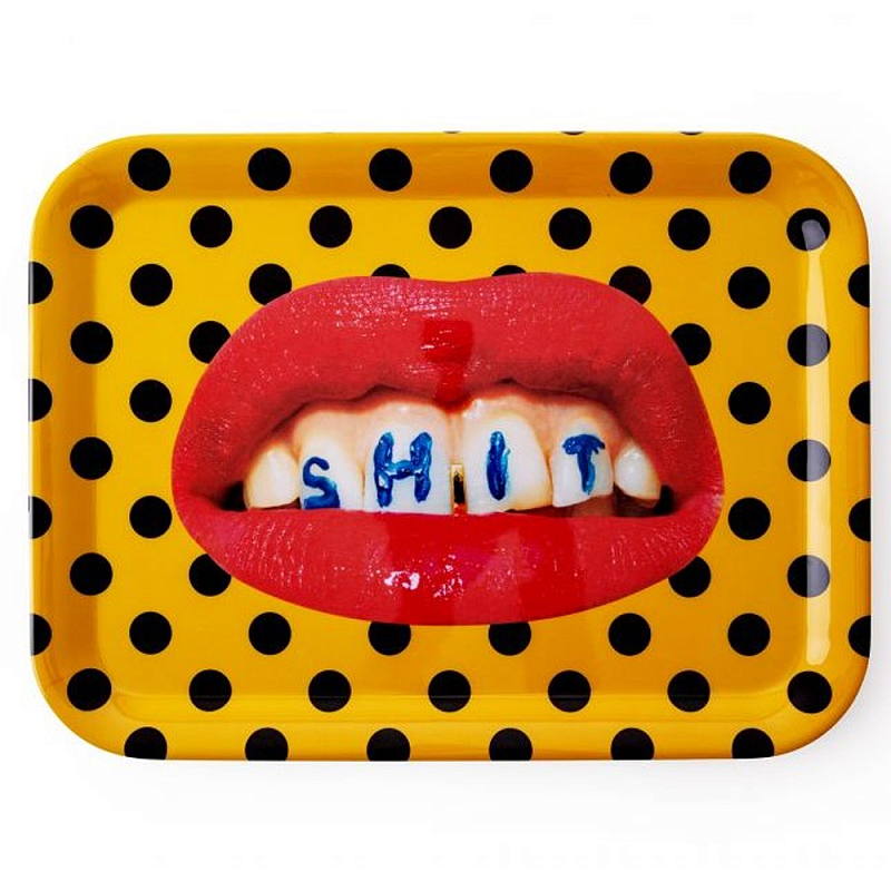 Поднос Seletti Shit Желтый Мульти Поднос Seletti Shit Желтый Мульти в Самаре | Loft Concept