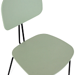 Стул на металлических ножках Travis Chair Green варинант исполнения - 4 | Loft Concept в Самаре