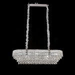 Люстра овальная с каскадом из прозрачного хрусталя Constant Sparks варинант исполнения - 3 | Loft Concept в Самаре