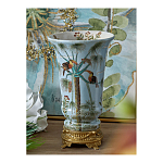 Ваза из фарфора с бронзовыми элементами Tropical Garden варинант исполнения - 6 | Loft Concept в Самаре