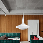 Подвесной вязаный белый светильник «Лампа Марракеша» варинант исполнения - 4 | Loft Concept в Самаре