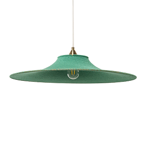 Подвесной вязаный зеленый светильник «Токио» 