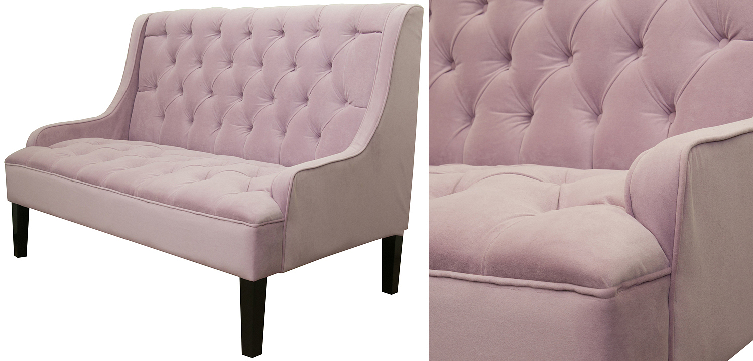 Диван Folket Sofa velour pink Диван Folket Sofa velour pink - Loft-Concept в Самаре