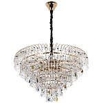 Люстра с прозрачными и цветными подвесками из хрусталя Colorful Crystals Chandelier 18 варинант исполнения - 2 | Loft Concept в Самаре