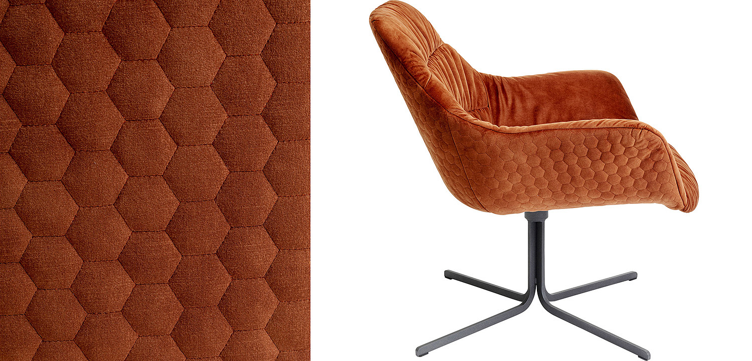 Кресло вращающееся Cinnamon Honeycomb - Loft-Concept в Самаре