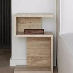 Дизайнерский журнальный стол фигурный с полками Gulip варинант исполнения - 1 | Loft Concept в Самаре