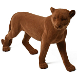 Декоративная статуэтка коричневый флок Сheetah Statuette варинант исполнения - 1 | Loft Concept в Самаре