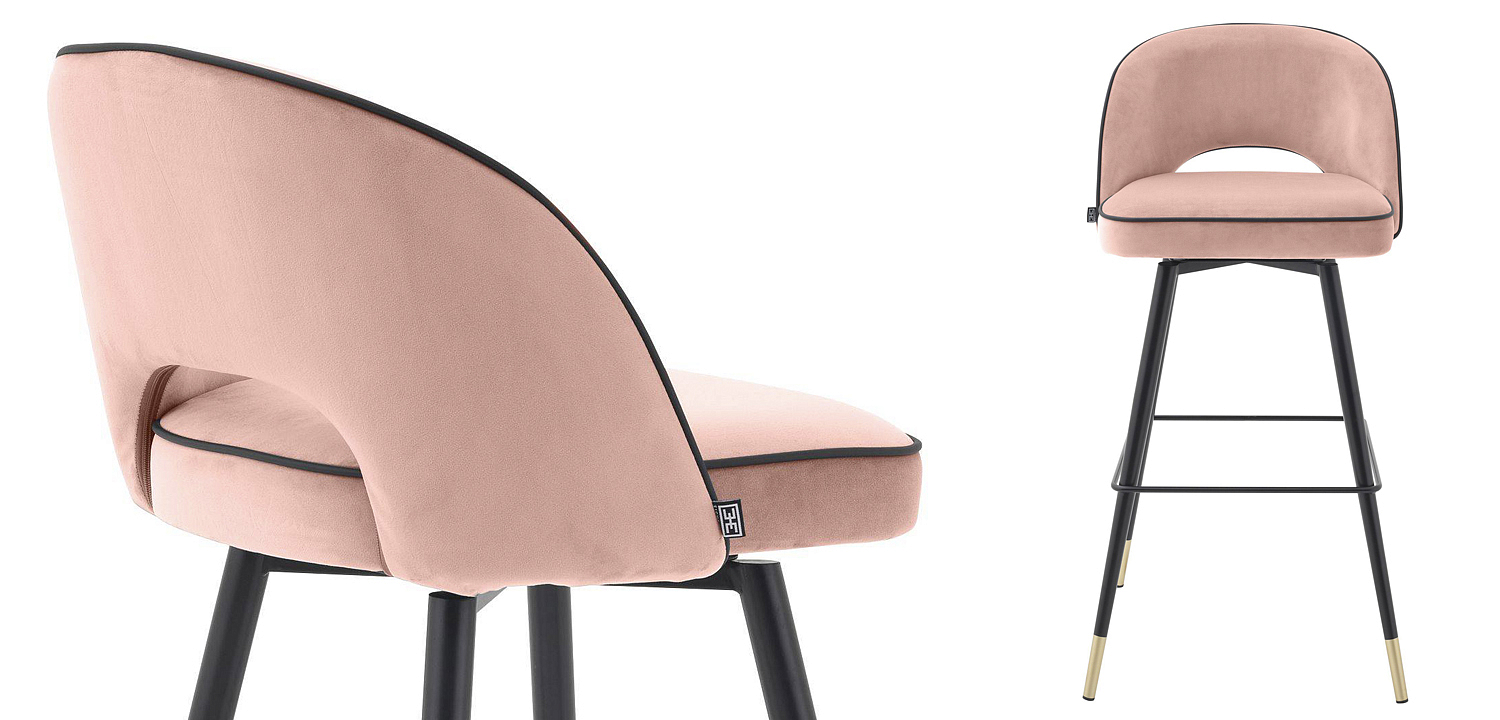 Комплект барных стульев Eichholtz Bar Stool Cliff set of 2 nude Комплект барных стульев Eichholtz Bar Stool Cliff set of 2 nude - Loft-Concept в Самаре