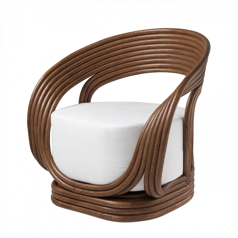 Кресло Eichholtz Chair Romeo Cinnamon Белый Коричневый Кресло Eichholtz Chair Romeo Cinnamon Белый Коричневый в Самаре | Loft Concept