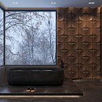 Гипсовая 3D панель с принтографией PM-22 варинант исполнения - 1 | Loft Concept в Самаре