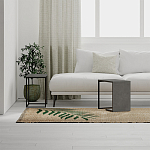 Комплект из 2-х приставных столов серого цвета из дерева ZIGOSH RETRO GREY варинант исполнения - 3 | Loft Concept в Самаре