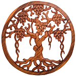 Панно из дерева Wood Panel With Trees варинант исполнения - 1 | Loft Concept в Самаре