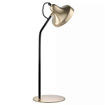 Настольная лампа с плафоном в форме купола в сочетании черного и золотистого цвета Minimalist Execution варинант исполнения - 3 | Loft Concept в Самаре