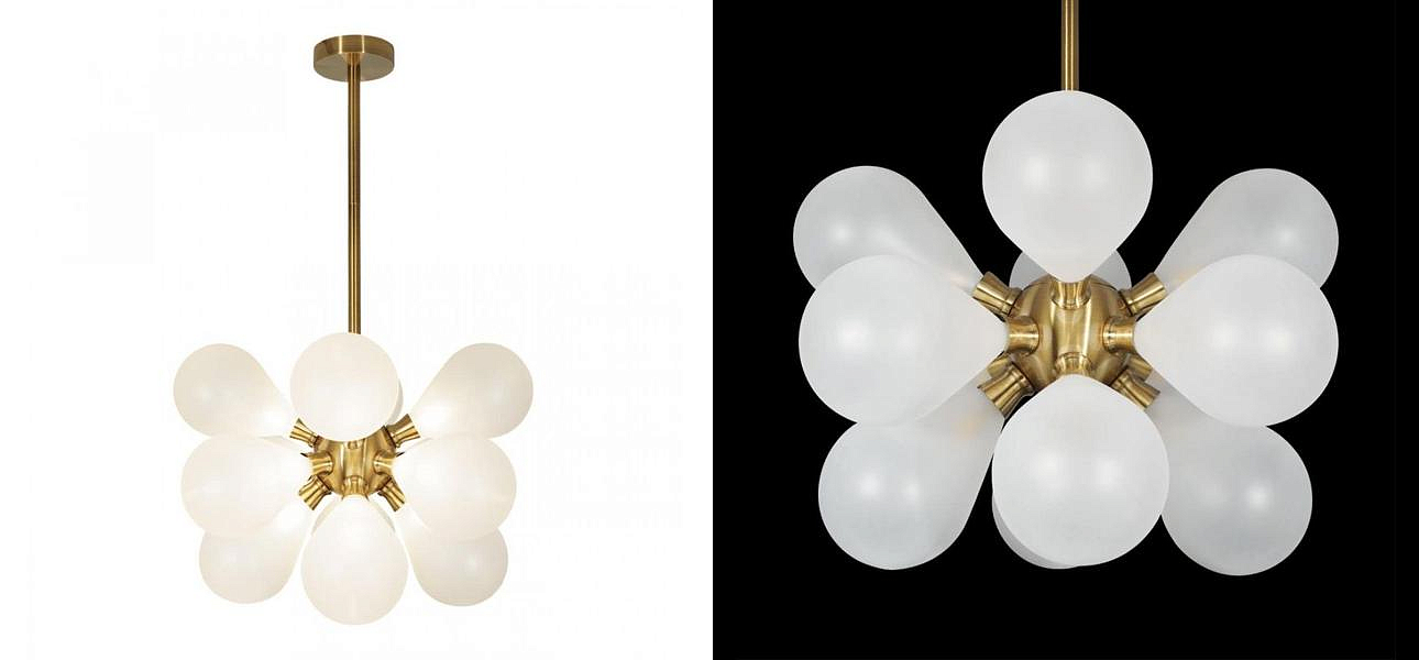 Люстра Simonet Chandelier White 50 см Люстра Simonet Chandelier White 50 см - Loft-Concept в Самаре