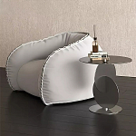 Дизайнерский журнальный стол с основанием из круглых элементов Lirod варинант исполнения - 2 | Loft Concept в Самаре