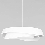 Подвесной светильник круглый белого цвета из металла Vita Cuna варинант исполнения - 1 | Loft Concept в Самаре