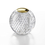 Настольная лампа с прозрачным шарообразным плафоном на цилиндрической подставке Crystal Globule варинант исполнения - 2 | Loft Concept в Самаре