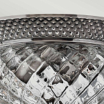 Потолочный светильник с чашеобразным плафоном из толстого волнообразного стекла и широким узорчатым основанием Hinkley варинант исполнения - 8 | Loft Concept в Самаре