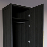 Узкий Шкаф Primo с 2 выдвижными ящиками Черный дуб варинант исполнения - 6 | Loft Concept в Самаре