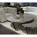 Стол журнальный круглый с узором Table Hypontic Pattern варинант исполнения - 6 | Loft Concept в Самаре