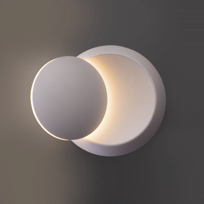 Бра Light Point Luna Wall Lamp White Белый в Самаре | Loft Concept 