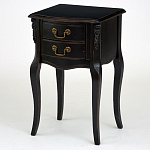 Тумба прикроватная из массива березы с 2-мя ящиками в стиле прованс Vintage варинант исполнения - 2 | Loft Concept в Самаре