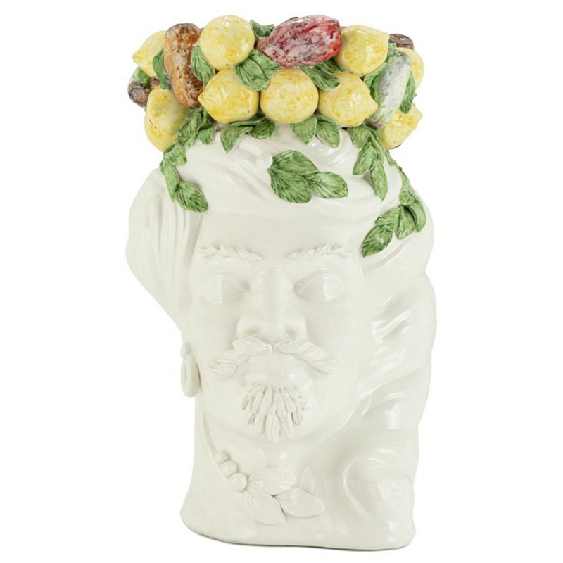 Ваза No Face Head Vase Man Big Белый Желтый Зеленый Ваза No Face Head Vase Man Big Белый Желтый Зеленый в Самаре | Loft Concept