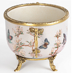 Фарфоровая чаша с бронзовыми элементами Eden Garden варинант исполнения - 3 | Loft Concept в Самаре