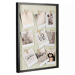 Рамка для фото с подсветкой c деревянными прищепками в комплекте Photo Backlight варинант исполнения - 1 | Loft Concept в Самаре