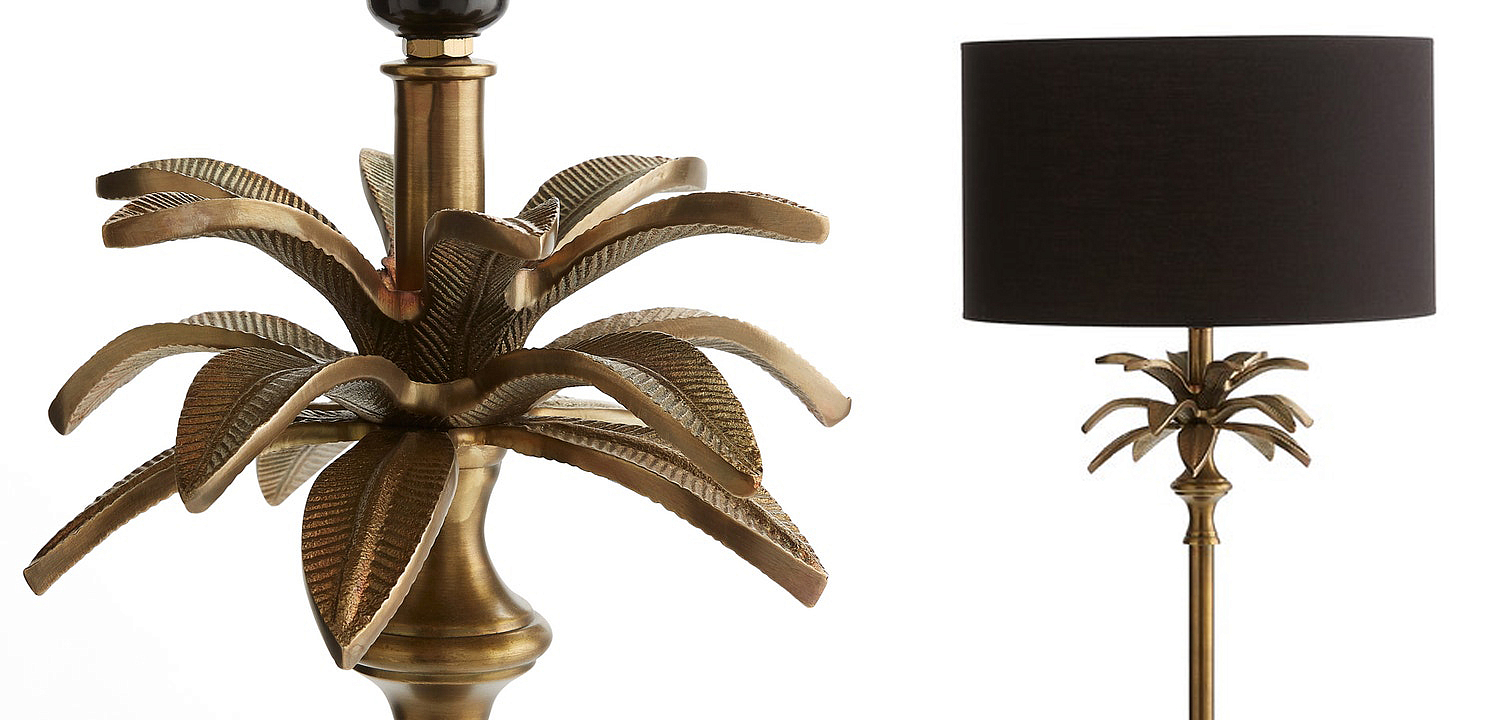 Торшер Palm Black Lampshade Торшер Palm Black Lampshade - Loft-Concept в Самаре