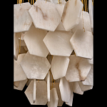 Люстра с фигурными подвесками из натурального камня Glowing Spheres варинант исполнения - 5 | Loft Concept в Самаре