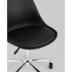 Офисный стул на металлическом основании EGGERY Black пластик варинант исполнения - 2 | Loft Concept в Самаре