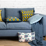 Чехол на подушку с двусторонним принтом и кисточками Ophelia Grove варинант исполнения - 6 | Loft Concept в Самаре