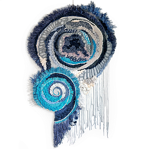 Текстильный Арт-объект ручной работы Galaxy